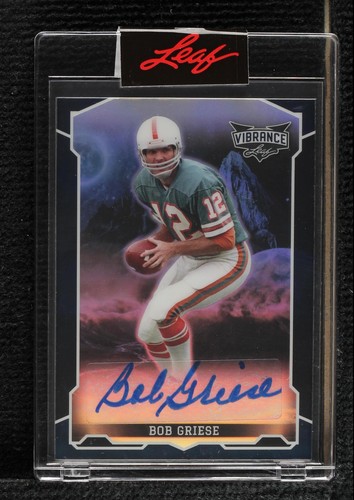 2022 Leaf Vibrance Bob Griese #BA-BG1