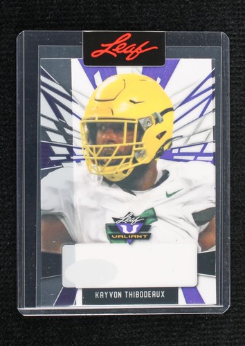 2022 Leaf Valiant Kayvon Thibodeaux #PA-KT1