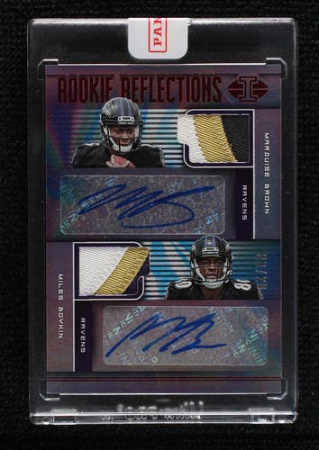2019 Panini Illusions Marquise Brown Miles Boykin #RR-MM