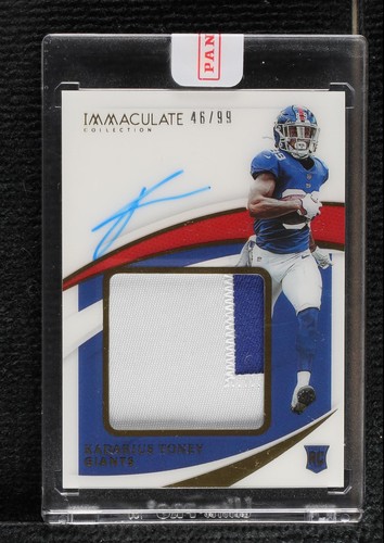 2021 Panini Immaculate Collection Kadarius Toney #PPA-KT