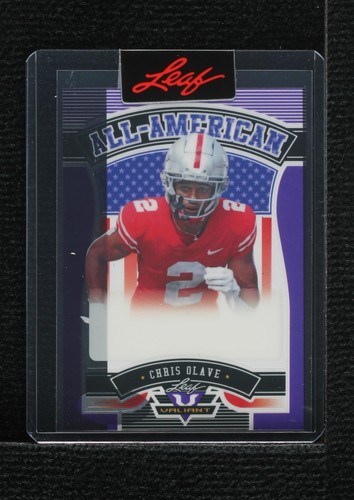 2022 Leaf Valiant Chris Olave #AA-CO2
