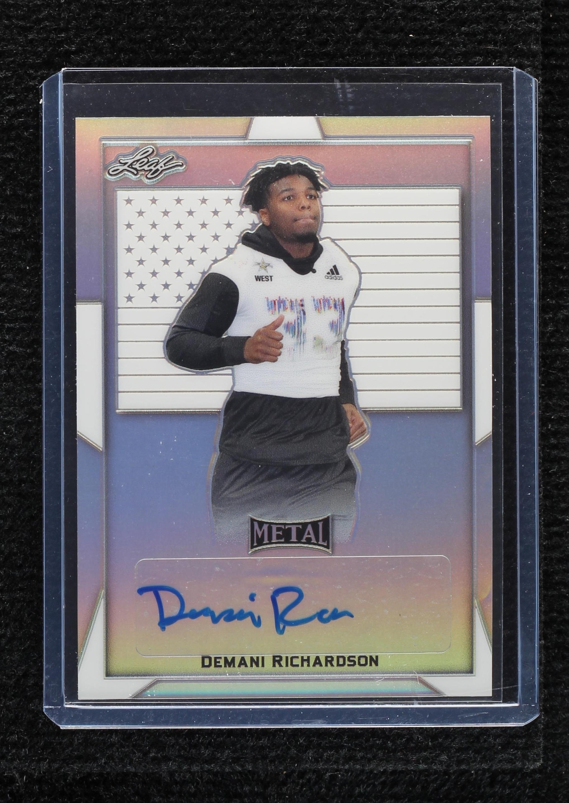 2019 Leaf Metal U.S. Army All-American Bowl Demani Richardson #BA-DR1