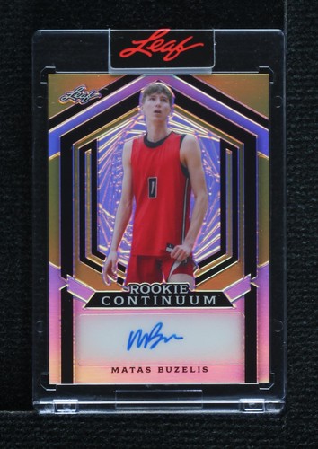 2023 Leaf Metal Continuum - Matas Buzelis #MC-124