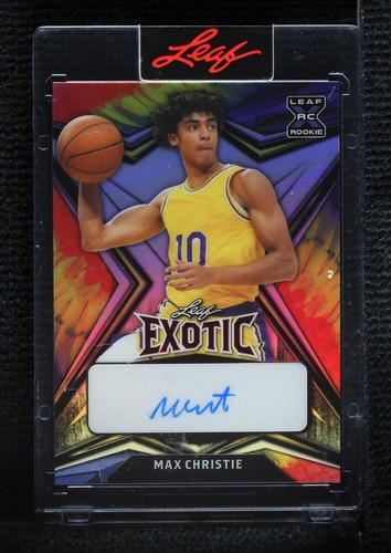 2022-23 Leaf Exotic - Max Christie #BA-MC3