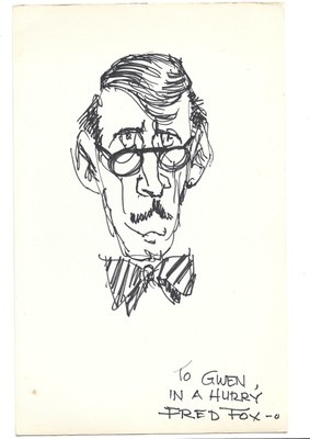 Ella Cinders Comic Artist - FRED FOX - Signed Original Drawing