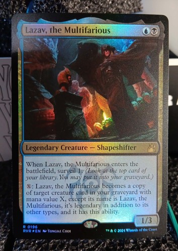 MTG Lazav, the Multifarious 196 Foil Ravnica Remastered
