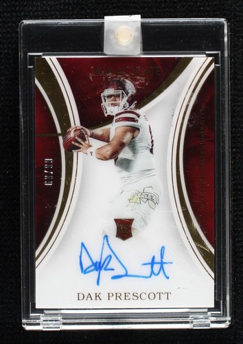 2016 Panini Immaculate Collection Collegiate Dak Prescott #132
