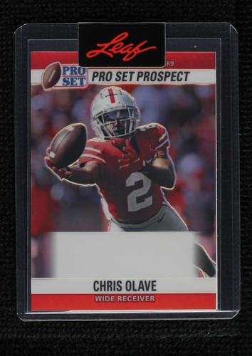 2022 Leaf Pro Set Metal Chris Olave #90-CO1