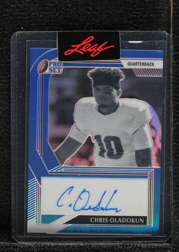 2022 Leaf Pro Set Metal Chris Oladokun #BW-CO1