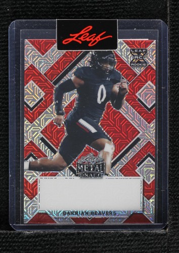2022 Leaf Metal Draft Darrian Beavers #BA-DB1