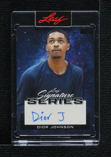 2022-23 Leaf Signature Series - Dior Johnson #BA-DJ1