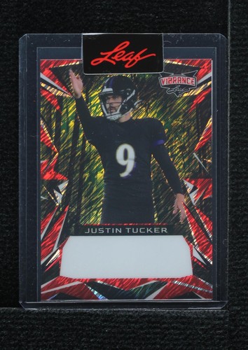 2023 Leaf Vibrance Justin Tucker #BA-JT1