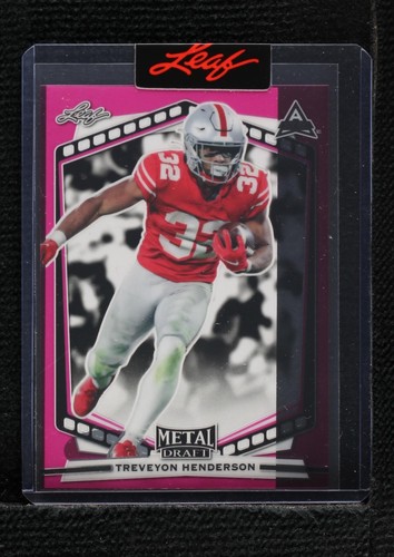 2022 Leaf Draft Treveyon Henderson #B-TH1