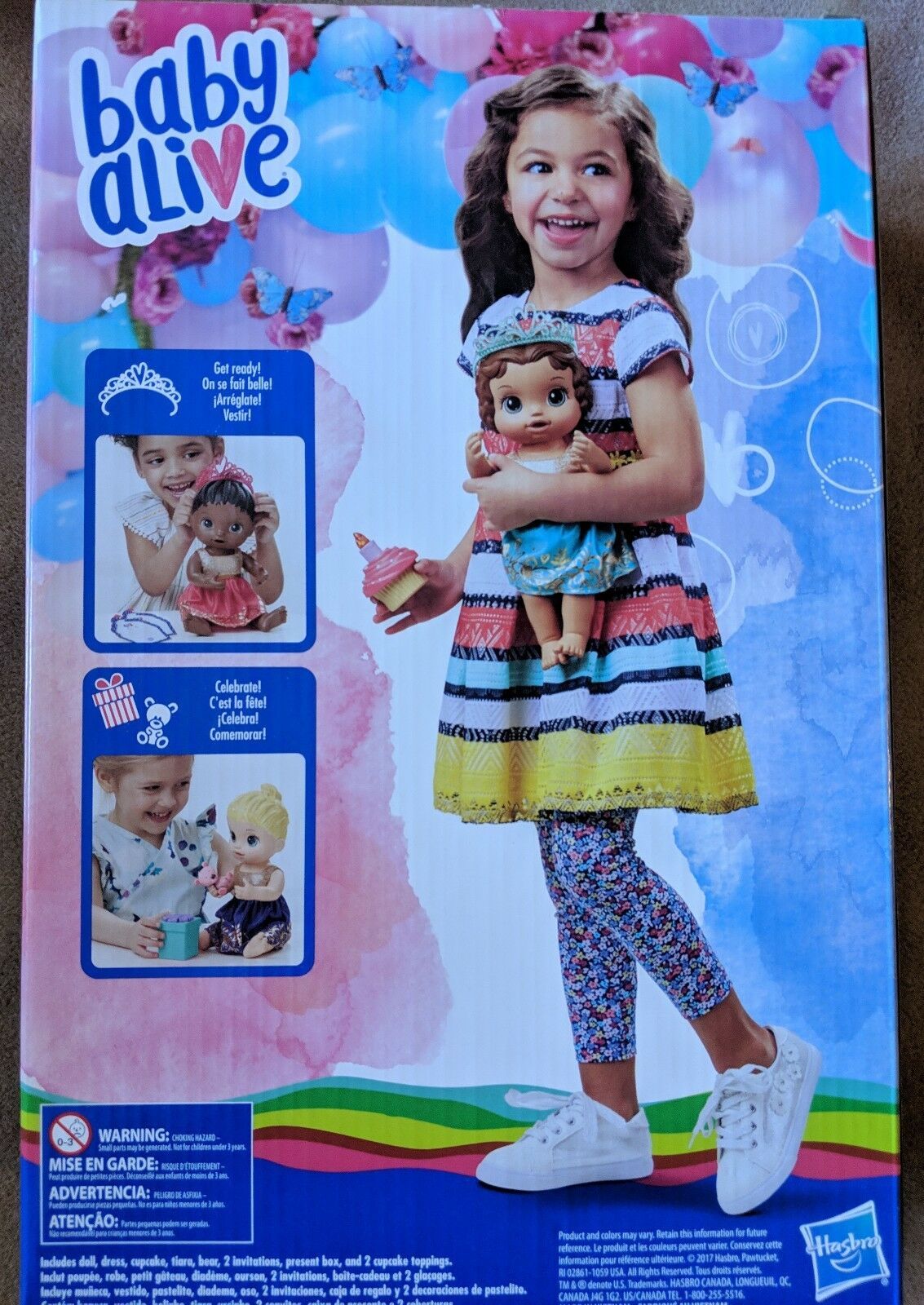 Hasbro Baby Alive Cupcake Birthday Baby NIB