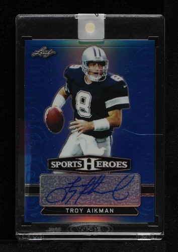 2018 Leaf Metal Sports Heroes Troy Aikman #BA-TA1