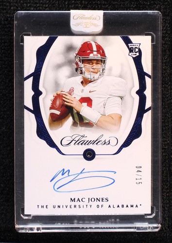 2021 Panini Flawless Collegiate Mac Jones #81