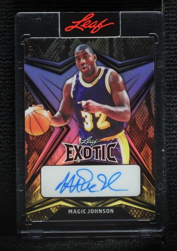 2022-23 Leaf Exotic - Magic Johnson #BA-MJ1