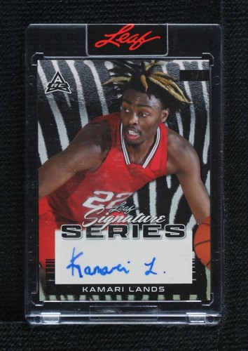 2022-23 Leaf Signature Series - Kamari Lands #BA-KL1