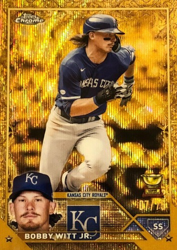 BOBBY WITT JR. 2023 Topps Gilded Chrome Superfractor # 1/1