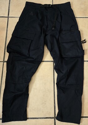Nike ACG Woven Cargo Pants Dark Navy Men' Size Medium CD7646-010 Rare