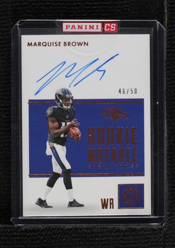 2019 Panini Encased Marquise Brown #RNS-MBR