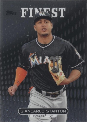 2013 Topps Finest - Giancarlo Stanton #81