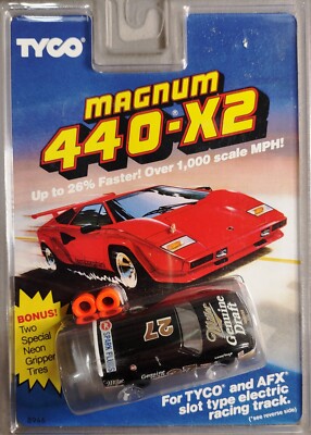 Tyco 8946 Magnum 440-X2 Miller Genuine Draft #27 WITH Airdam  HO Scale Slot Car