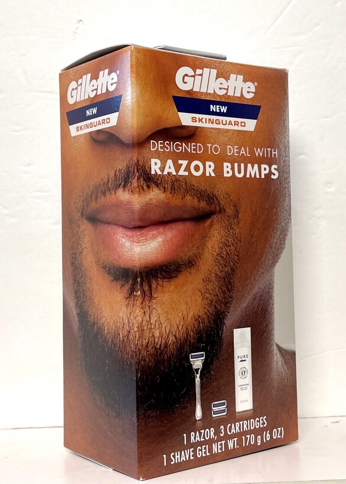 Gillette Men's Skinguard 5 Piece Razor Cartridge Refills and