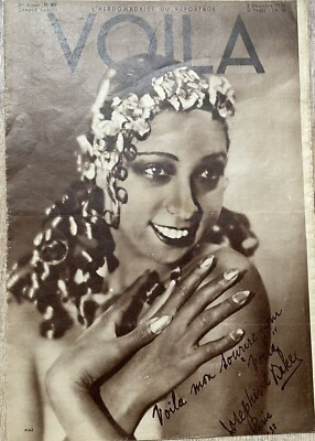 JOSEPHINE BAKER DANS LE MAGAZINE VOILA 3 DECEMBRE 1932