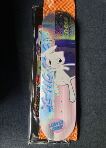 New Santa Cruz Skateboard X POKEMON Mew Legendary 151 Deck New Santa Cruz Skateboard X POKEMON Mew Legendary 151 Deck