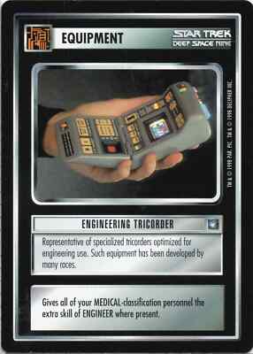 Star Trek CCG Engineering Tricorder Near-Mint/NM Common   DS9 1998
