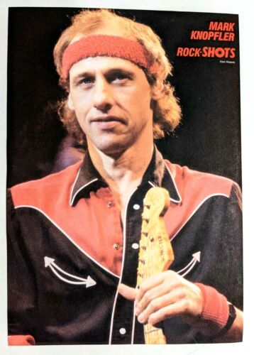 DIRE STRAITS / MARK KNOPFLER LIVE / MAGAZINE FULL PAGE PINUP POSTER CLIPPING