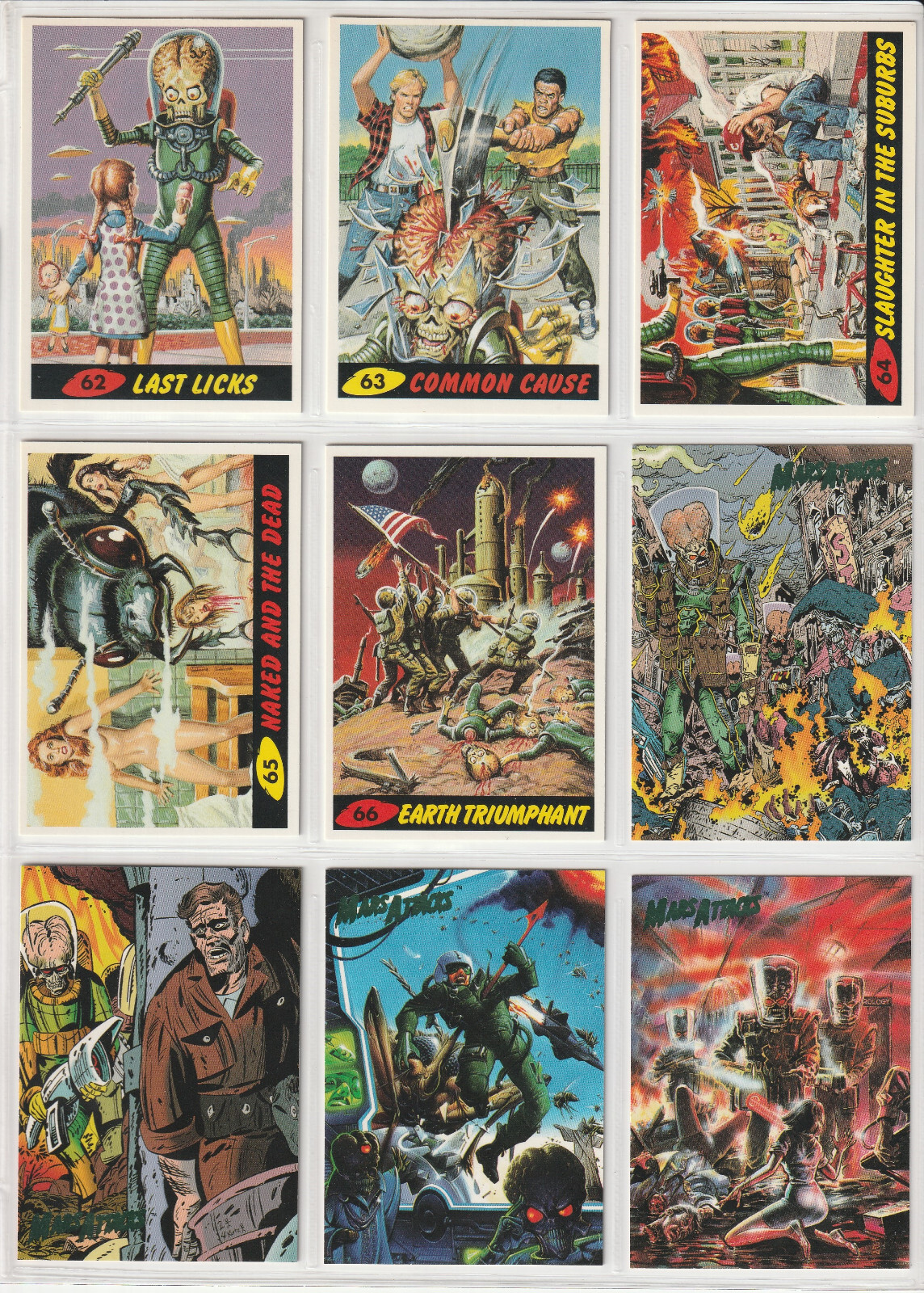 Topps Mars Attacks Archives 1994 Pick your Cards $1.00 - $2.00 Each