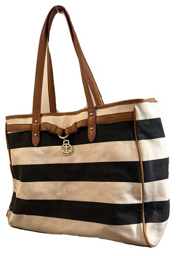 ★ POSZER★ Mild Stripe Tote Bag Blue 252MSTTB040F $_12.JPG?set_id=880000500F