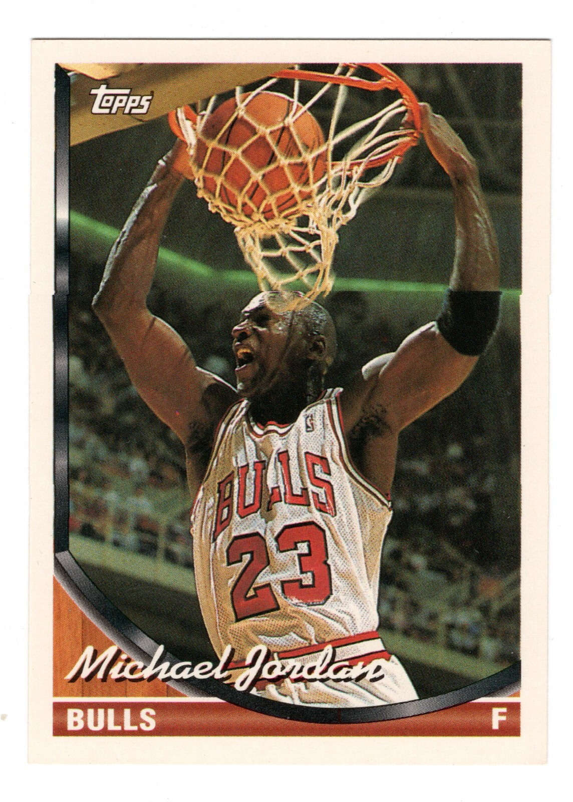 1993-94 Topps Michael Jordan #23 - Chicago Bulls (Read)
