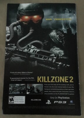 Killzone 2 2006 Print Ad art promo video game advertisement Playstation 3