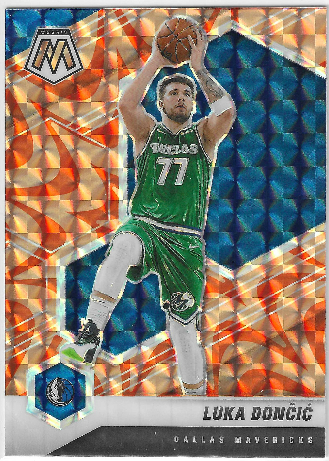 その他 2020 Luka Doncic #47 Green Mosaic 2020 Luka Doncic #47 Green Mosaic