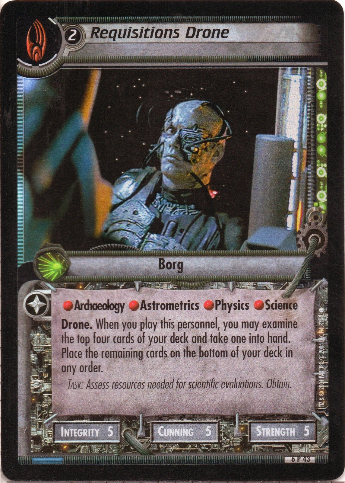 Star Trek CCG 2E 6P43 Requisitions Drone [FOIL] Near-Mint Reflections 2.0