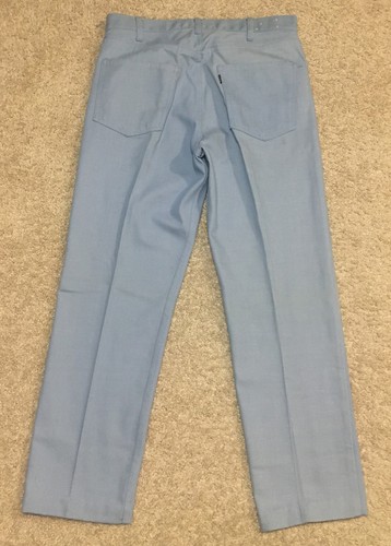Levis Sta-Prest Men's Vintage USA Black Tab Big E Blue Jeans Pants, 33 X  27.5”