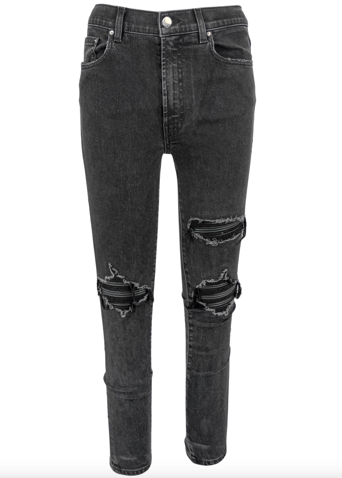 amiri mx1 30 タグ付き Amiri 2017 OG MX1 Leather Patch Jeans in Black Size 30 | eBay