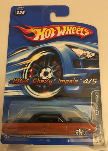 ミニカー Hot Wheels 1964 Chevrolet Impala Amazon.com: Hot Wheels 2020 Tooned '64 Chevy Impala, Red 58