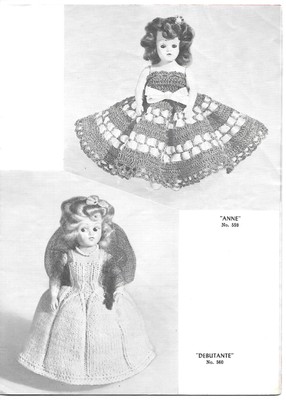 Doreen Dolls Crocheted & Knitted Outfits - Vintage Patterns for  8