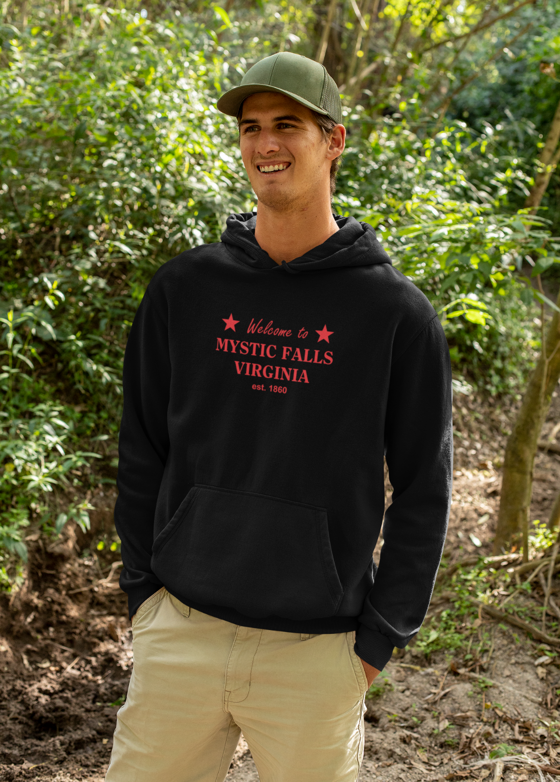Vampire Diaries Welcome to Mystic Falls Virginia Hoodie eBay