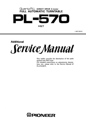 Pioneer Pl 570 Turntable for sale in Canada