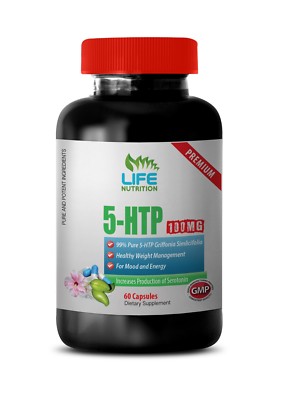 Sleep Aid Pills - Pure 5-HTP 99% 100mg - Boost Sleep Efficiency 1B