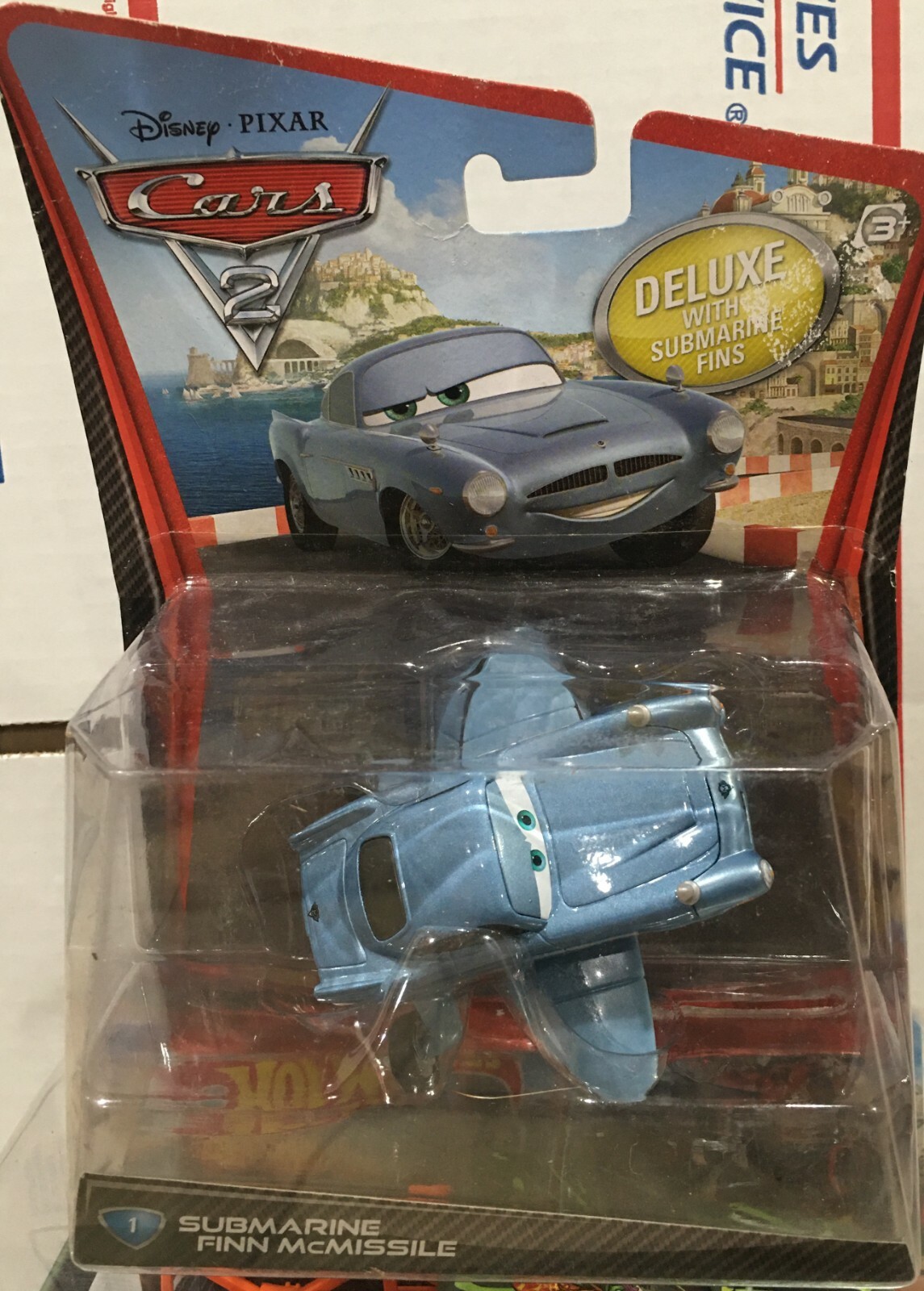Disney Pixar Cars Cars 2 Deluxe Oversized Submarine Finn