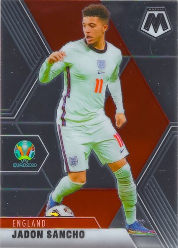 Jadon Sancho 2021 Panini Mosaic UEFA Euro 2020 Soccer Card #110 England  Euro Cup