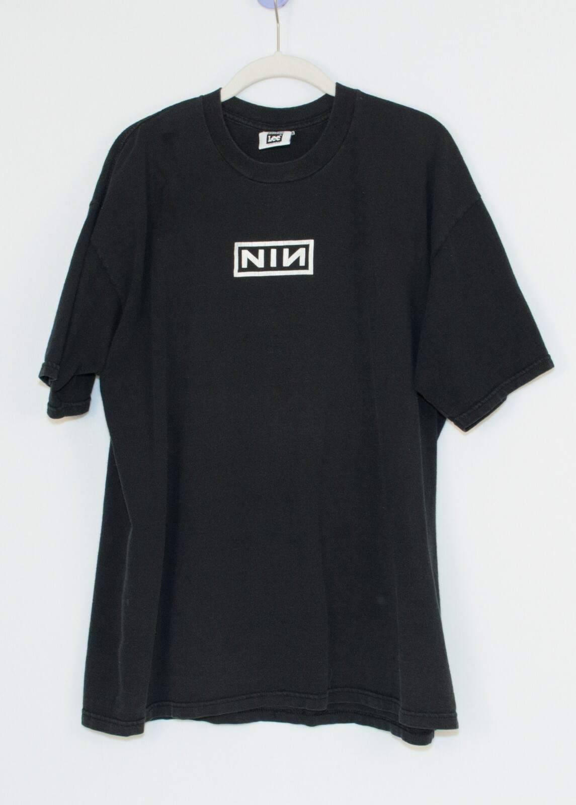 Vintage 90s Nine Inch Nails Logo Shirt Size XL Broken Vintage 90s Nine Inch Nails Logo Shirt Size XL Broken