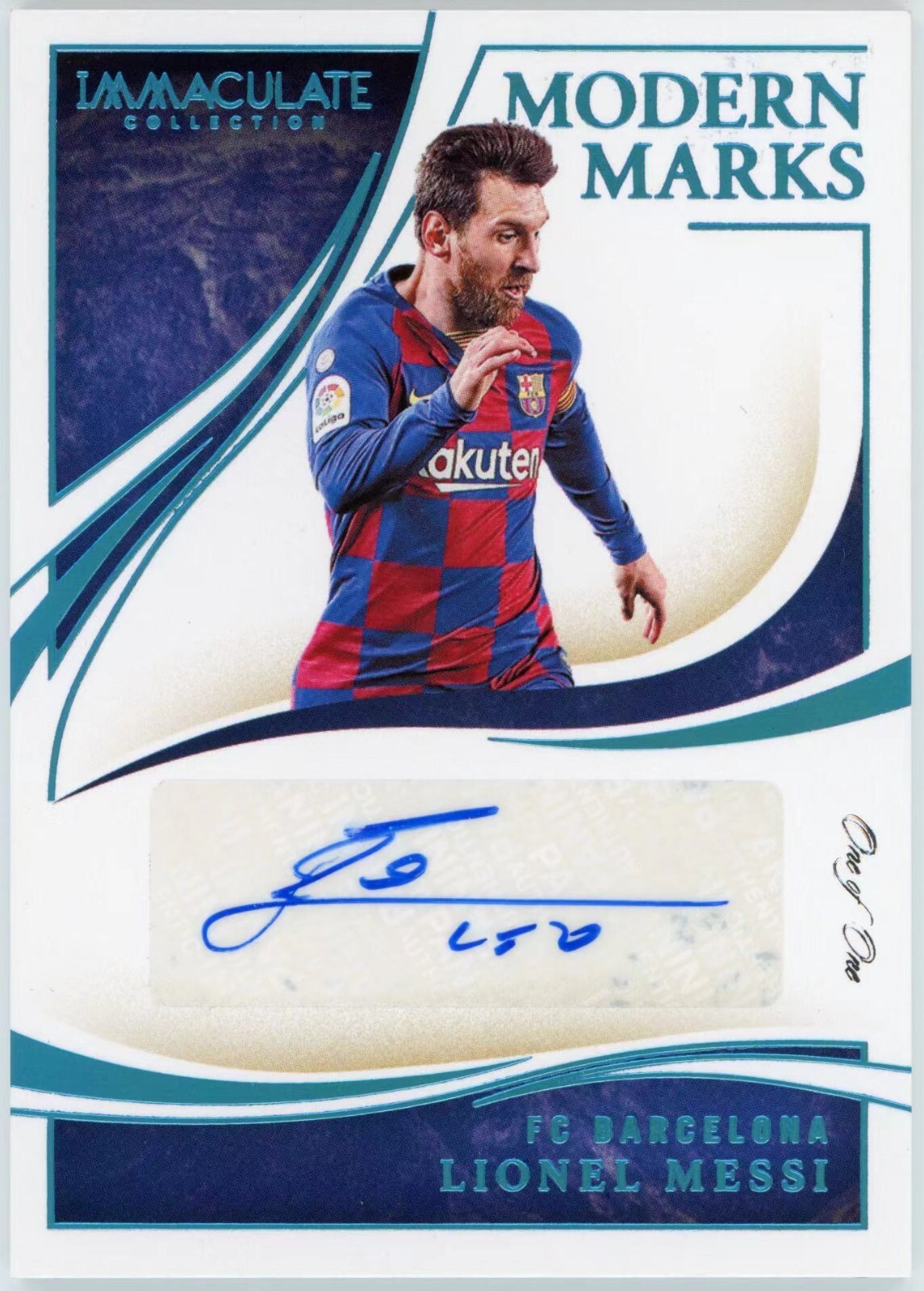2020 Panini Immaculate Lionel Messi Modern Marks Autograph