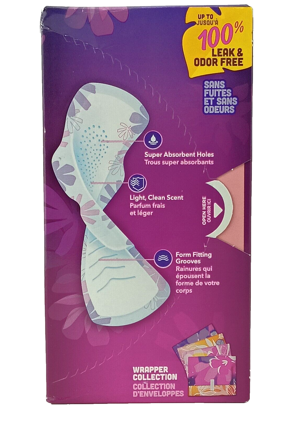 Pads with Wings Always Radiant Flexfoam Heavy Flow 26 Count Size 2